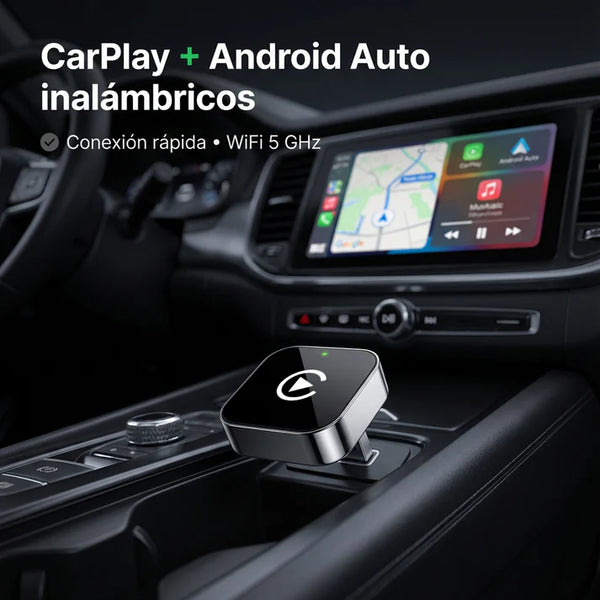 FluxsLink® - Adaptador Inalámbrico Carplay & Android Auto