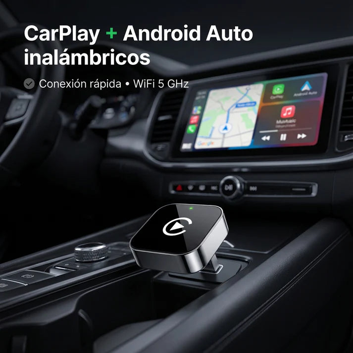 FluxsLink® - Adaptador Inalámbrico Carplay & Android Auto