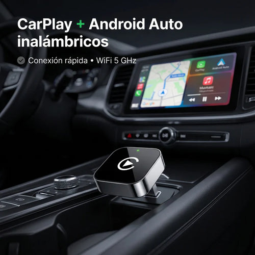 FluxsLink® - Adaptador Inalámbrico Carplay & Android Auto