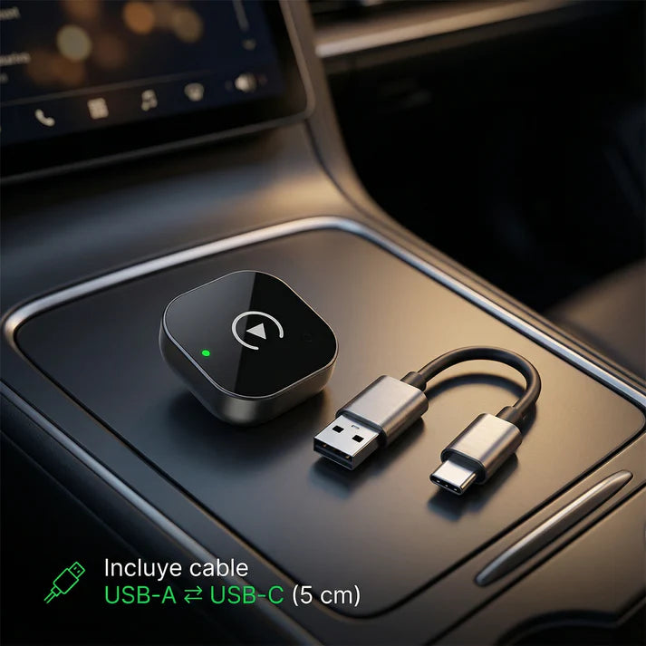 FluxsLink® - Adaptador Inalámbrico Carplay & Android Auto