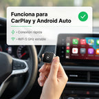 FluxsLink® - Adaptador Inalámbrico Carplay & Android Auto